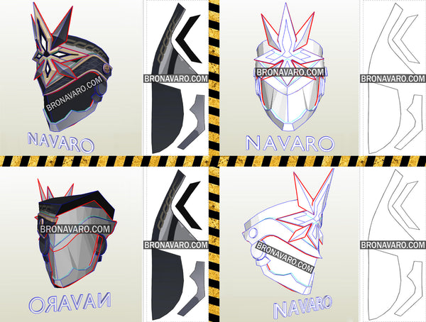 Load image into Gallery viewer, Capitano_Helmet_Cosplay_Pattern