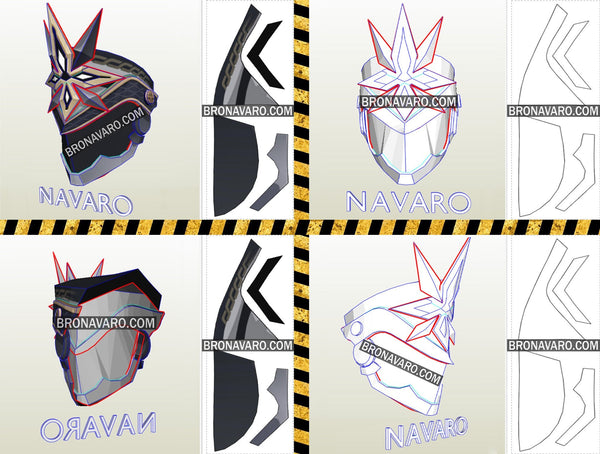Load image into Gallery viewer, Capitano_Helmet_Cosplay_Pattern