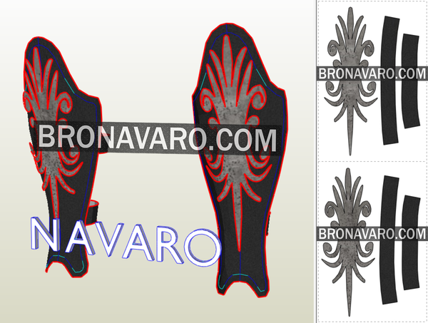 Load image into Gallery viewer, Gladiator DIY Armor Template