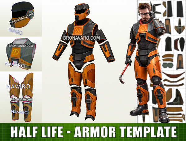 Load image into Gallery viewer, Half Life Cosplay Armor Pepakura Eva Foam