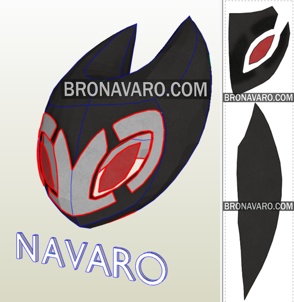 Load image into Gallery viewer, Hollow Knight Troupe Master Grimm Helmet Foam Template