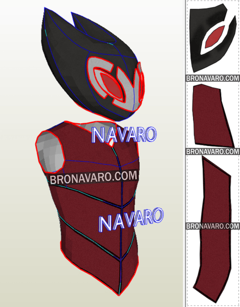 Load image into Gallery viewer, Hollow Knight Toupe Master Grimm Cosplay Template
