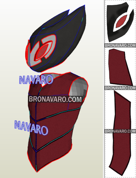 Load image into Gallery viewer, Hollow Knight Toupe Master Grimm Foam Templates