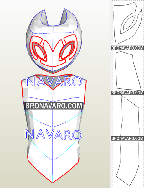 Load image into Gallery viewer, Hollow Knight Toupe Master Grimm Pepakura Templates