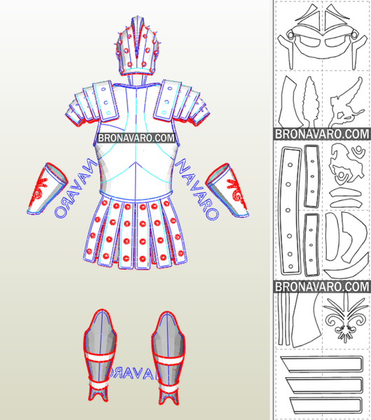 Load image into Gallery viewer, Maximus Gladiator Pepakura