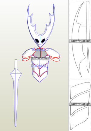 Pure Vessel Printable Template