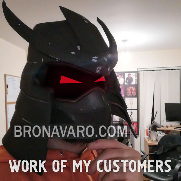 Load image into Gallery viewer, Shredder Utrom Helmet Foam Template