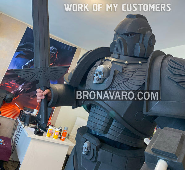 Load image into Gallery viewer, Space marine eva foam template