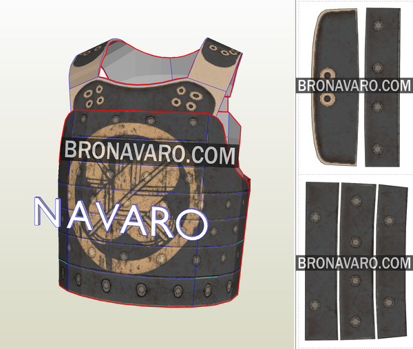 Load image into Gallery viewer, Samurai Armor Foam Template