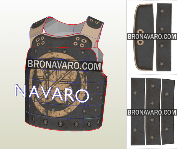 Load image into Gallery viewer, Samurai Armor Foam Template