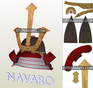 Shogun Samurai Helmet Pattern