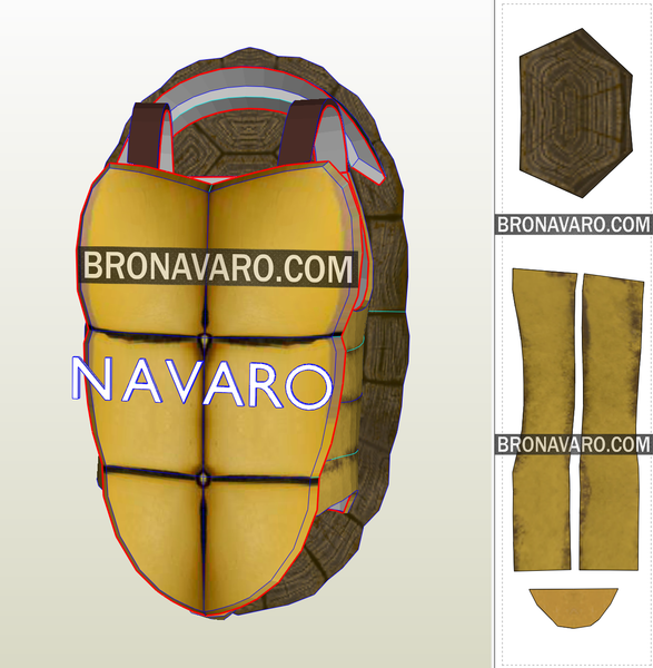 Load image into Gallery viewer, TMNT Cosplay Templates