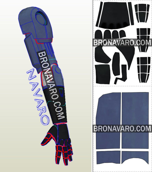 Load image into Gallery viewer, Woman Robocop Eva Foam Pattern