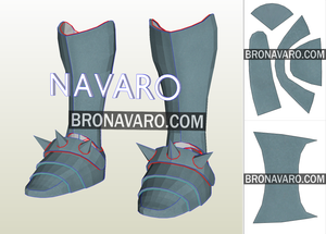Alphonse Cosplay Armor Foam Template