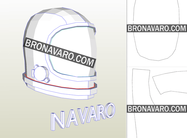 Load image into Gallery viewer, Among Us Helmet Pepakura