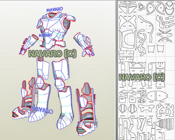 Load image into Gallery viewer, Baptiste Pepakura