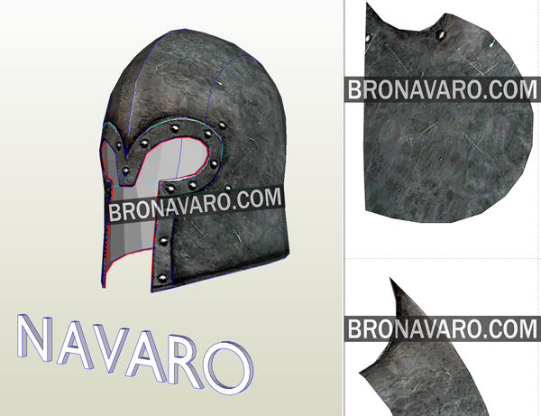 Load image into Gallery viewer, Barbuta helmet eva foam template