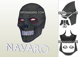 Batman Black Mask Helmet Pepakura