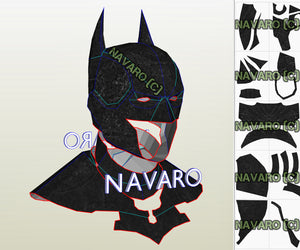 Batman Cowl Foam Pattern