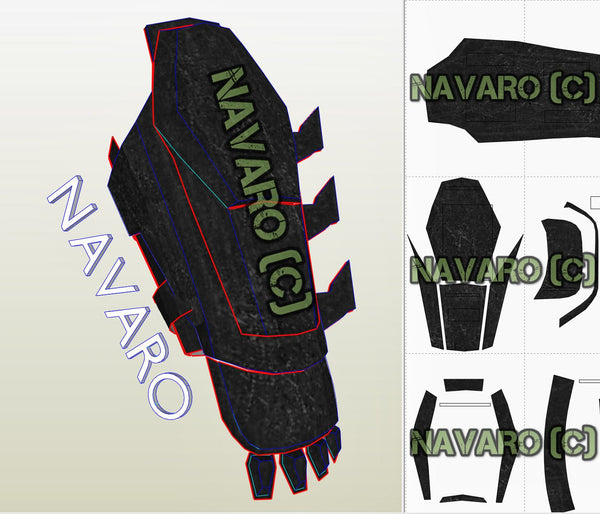 Load image into Gallery viewer, batman gauntlet template