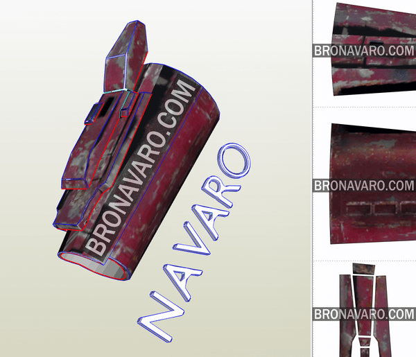 Load image into Gallery viewer, boba fett bracer pattern