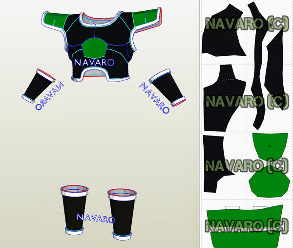 Load image into Gallery viewer, dragon ball eva foam template