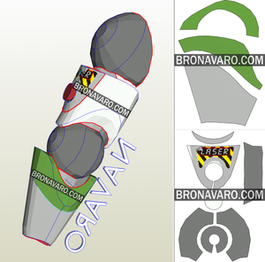 Buzz Lightyear Foam Pattern