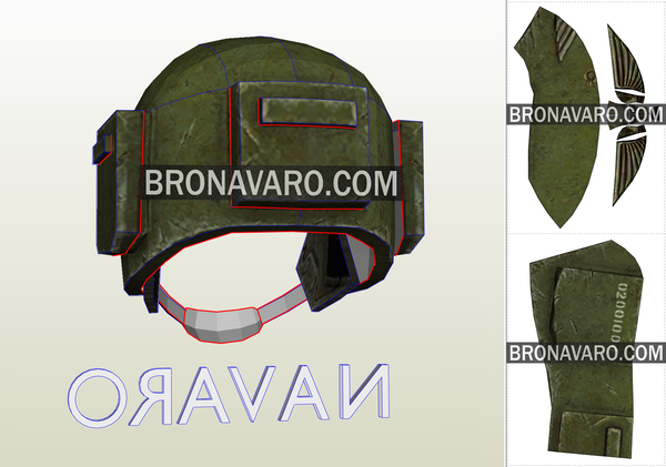 Load image into Gallery viewer, Cadian Shock Troops Helmet Foam Template