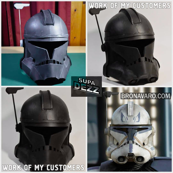 Load image into Gallery viewer, Captain Rex Helmet Template