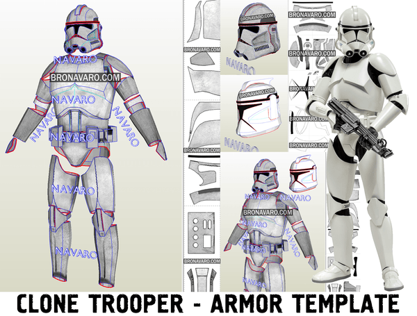 Load image into Gallery viewer, Clone Trooper Armor Template