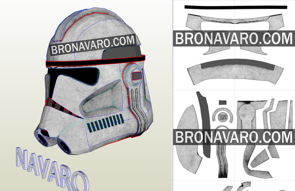 Load image into Gallery viewer, Clone Trooper Phase 2 Foam Template