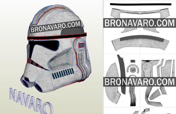 Load image into Gallery viewer, Clone Trooper Phase 2 Foam Template