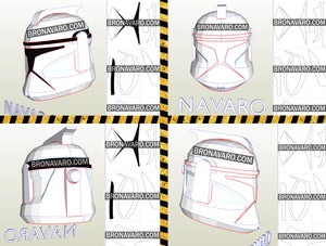 Clone Trooper Helmet Template