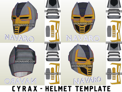 Cyrax Helmet Eva Foam Template
