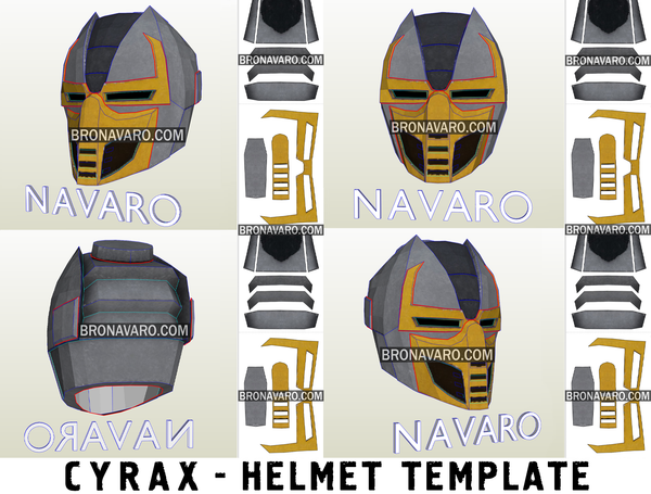 Load image into Gallery viewer, Cyrax Helmet Eva Foam Template