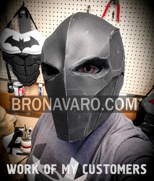 deathstroke helmet foam pattern