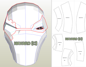 Death Stroke Cosplay Template