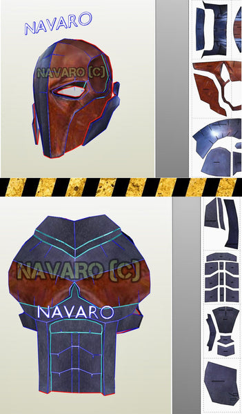Load image into Gallery viewer, deathstroke pepakura armor