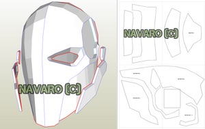 Deathstroke printable template
