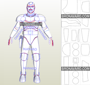 Doctor Doom Armor Pepakura
