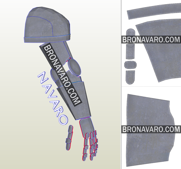 Load image into Gallery viewer, Doctor Doom Armor Template