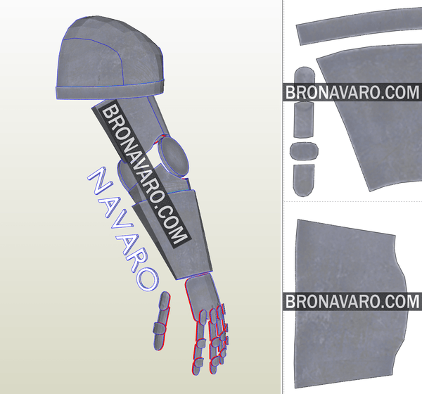 Load image into Gallery viewer, Doctor Doom Armor Template