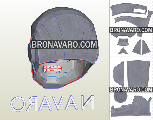 Load image into Gallery viewer, Doctor Doom Helmet Pattern