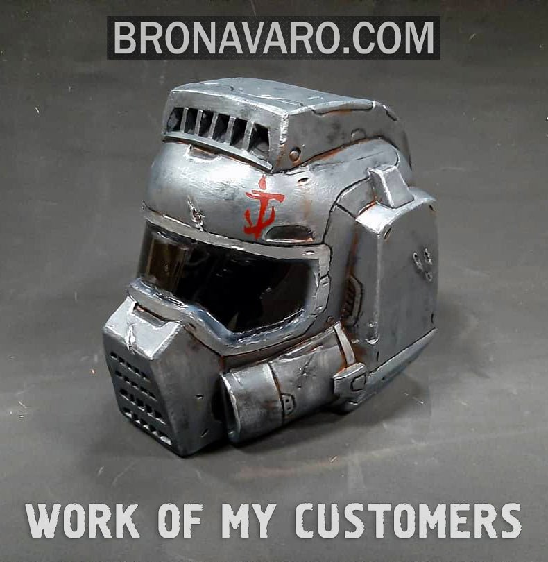 doomguy motorcycle helmet DOOM Guy Classic Helmet (Foam Template)
