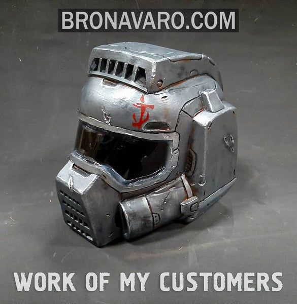 Load image into Gallery viewer, Doomguy Cosplay Helmet Template