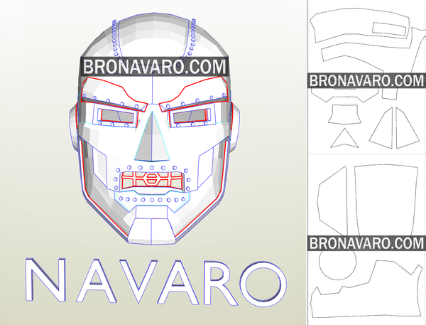 Load image into Gallery viewer, Dr Doom Helmet Pepakura