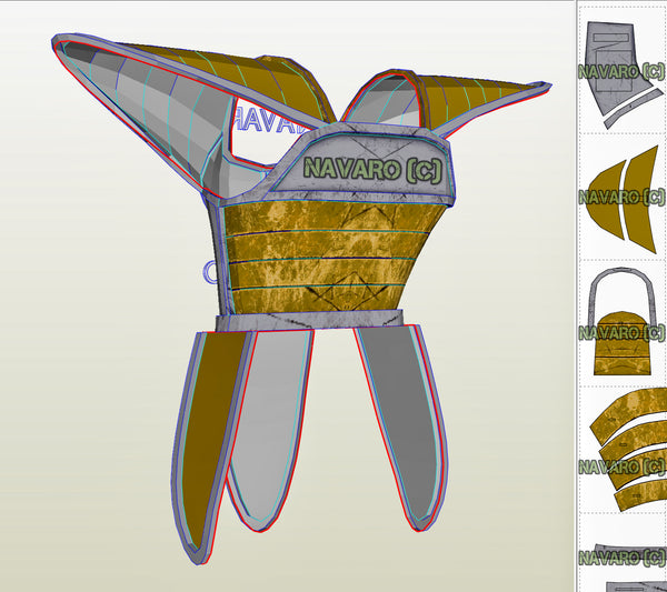 Load image into Gallery viewer, Saiyan Armor Foam Cosplay