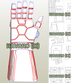 iron man hand pattern