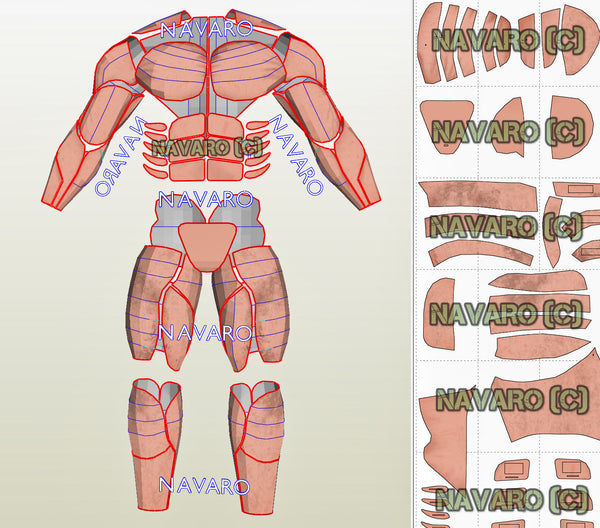 Load image into Gallery viewer, Muscle Suit template