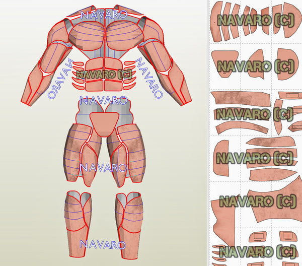 Load image into Gallery viewer, Muscle Suit template
